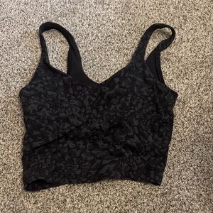lululemon athletica Black Patterned Top